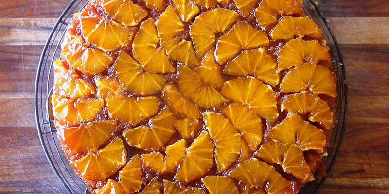 Caramel Orange Syrup Cake
