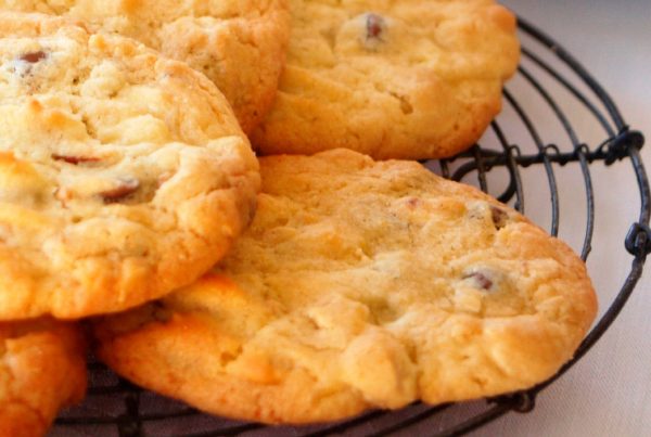 Pecan & White Choc Chip Cookies - a Julie Goodwin recipe