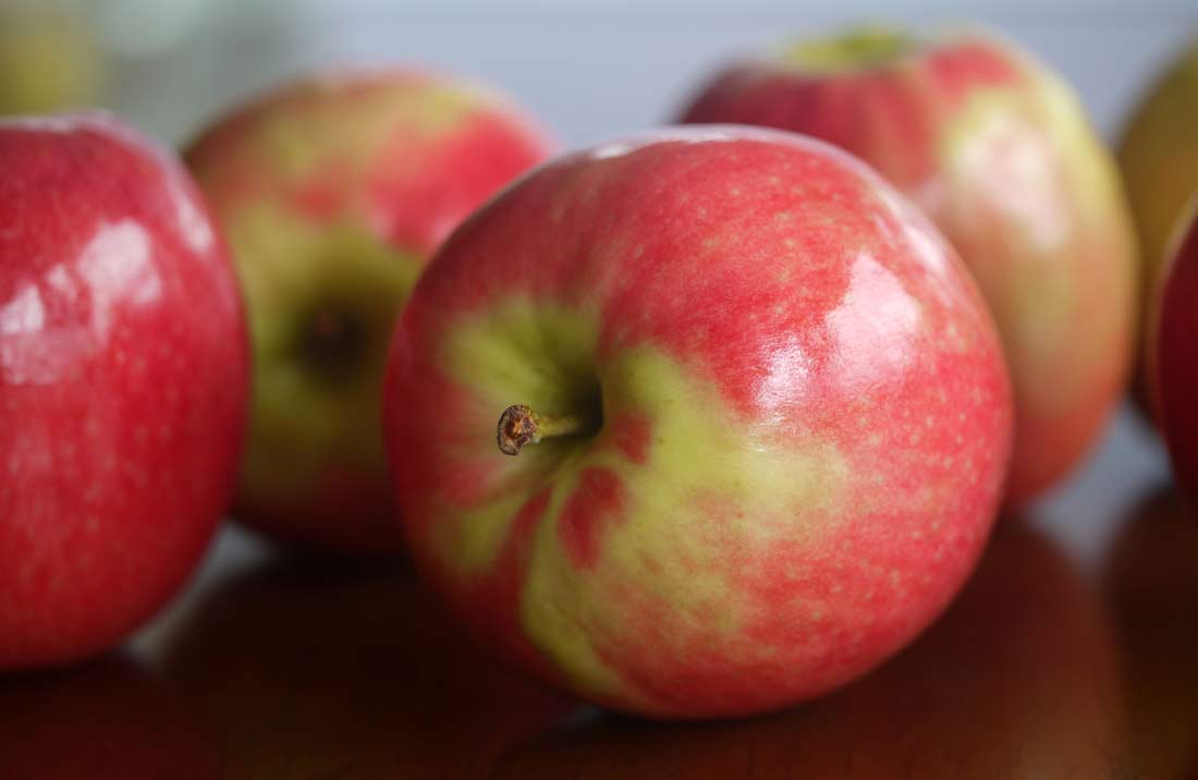 In season June - apples